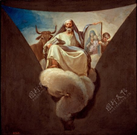 BayeuySubiasFranciscoSanLucas1771大师画家宗教绘画教会油画人物肖像油画装饰画