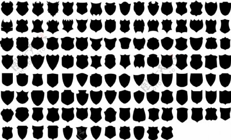 黑色和白色的设计元素矢量素材1系列