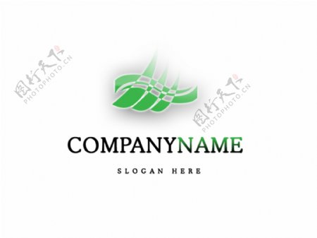 绿色简洁logo