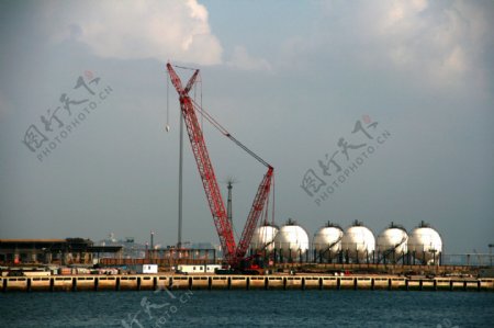青岛油港图片