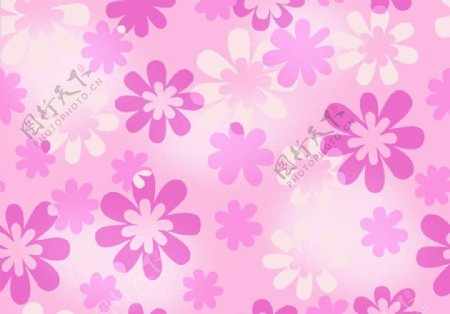 粉红花纹图片