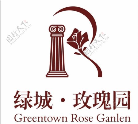绿城玫瑰园标志图片