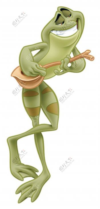 弹吉他的青蛙disney