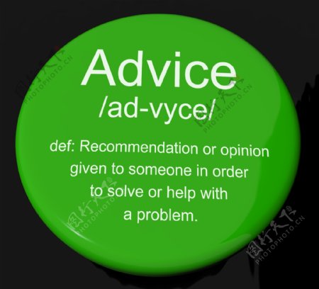 建议定义按钮显示的建议的帮助和支持