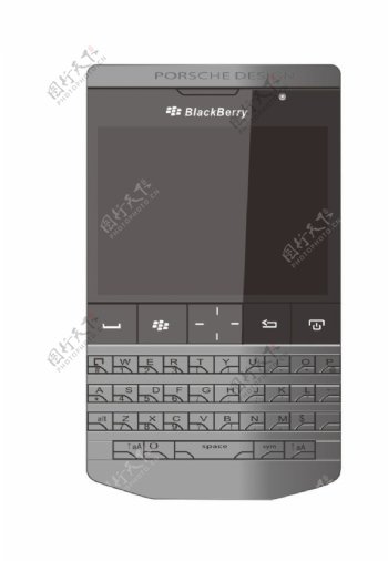 黑莓P9980矢量图图片