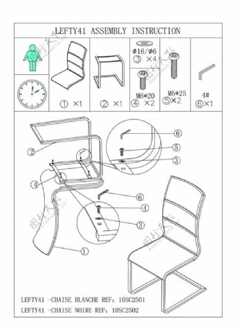 CAD家具装配图图片