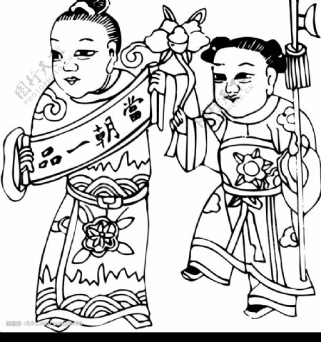 中国古代儿童008图片