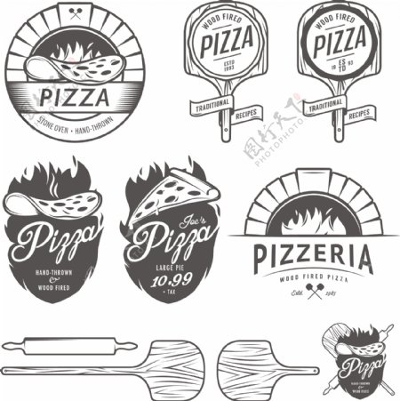 PIZZA披萨设计图片