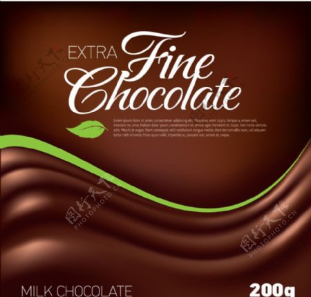 巧克力背景图片