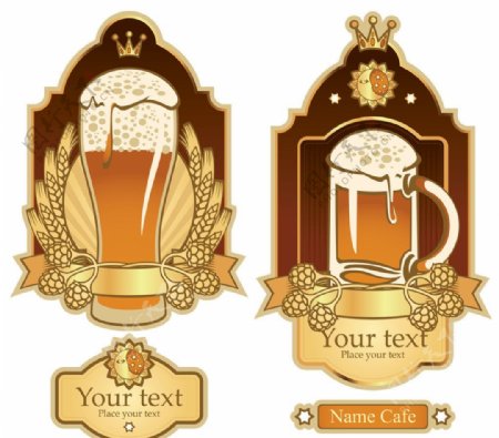 麦穗啤酒标签图片