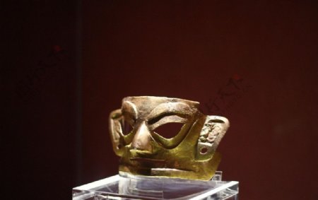 金沙遗址铜面具图片