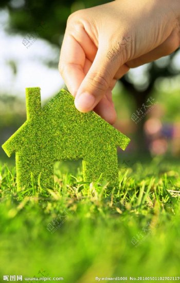 环保绿色房屋住宅图片