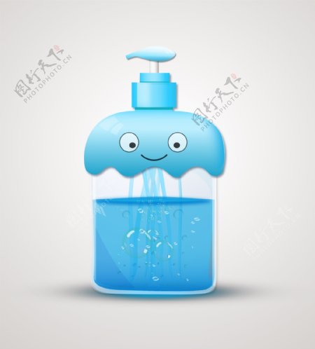 洗手液产品瓶体设计图片