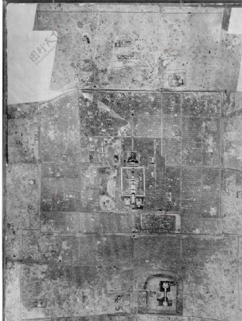 北京最早的航拍图图片