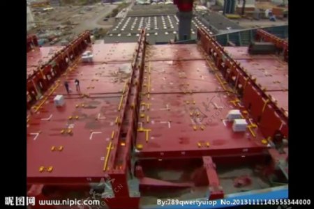 货运物流港口视频素材