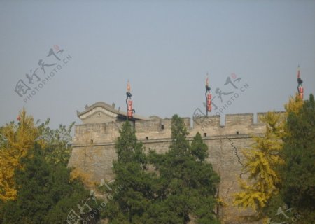 西安明城墙图片