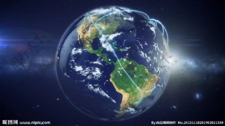 世界网络连线地球高清