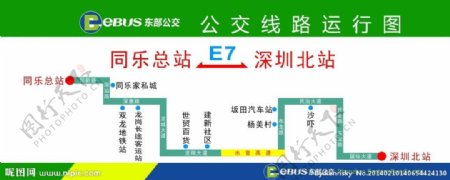 深圳东部公交线路图图片