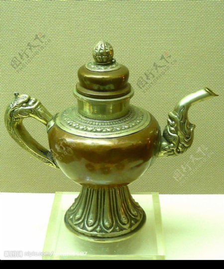蒙古龙头茶壶图片