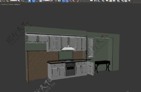 厨房模型图片