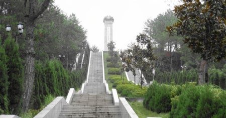 黄山烈士陵园图片