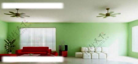 客厅室内设计室内空间效果图3d模型图片
