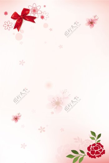 粉色温馨背景图片