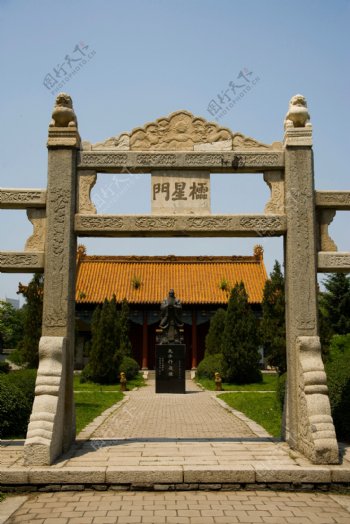 吉林文庙棂星门图片