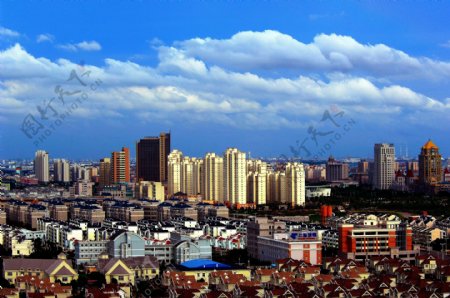 上海松江新城区景观图片