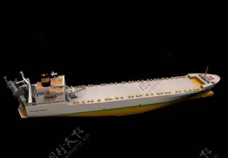 3D军用冲锋舟模型图片
