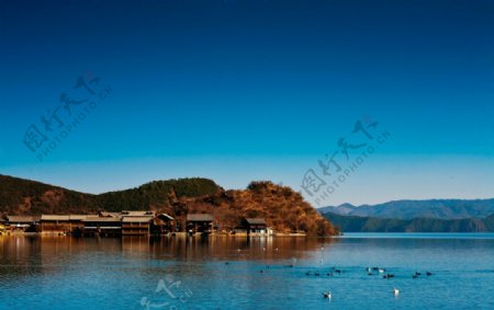 泸沽湖里格半岛图片