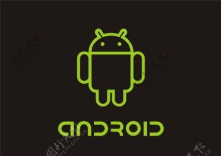 android机械人黑色版图片