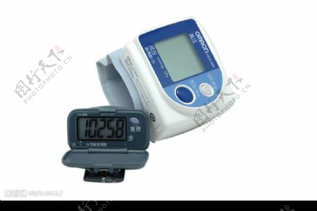 血压计和计步器图片
