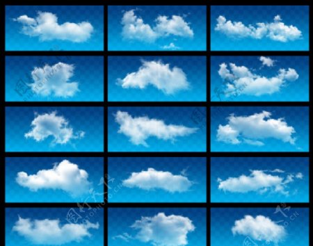 cloudpsdPSD分层图片