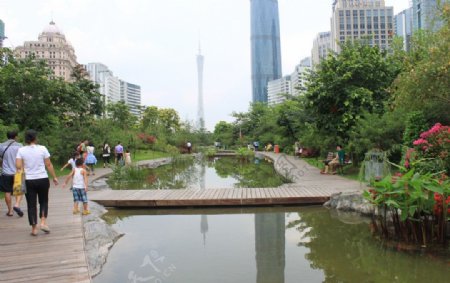 珠江新城公园图片