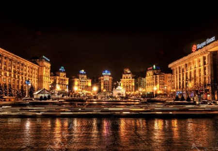 乌克兰基普夜景图片