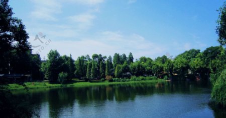 湘潭雨湖公园景色如画图片