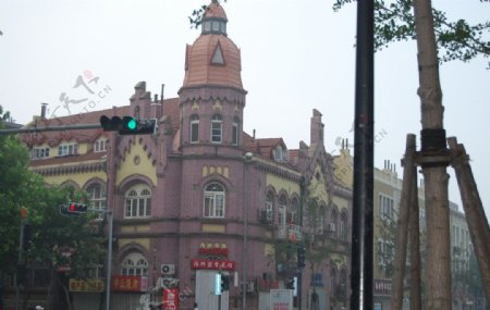 德国风情街欧式建筑图片