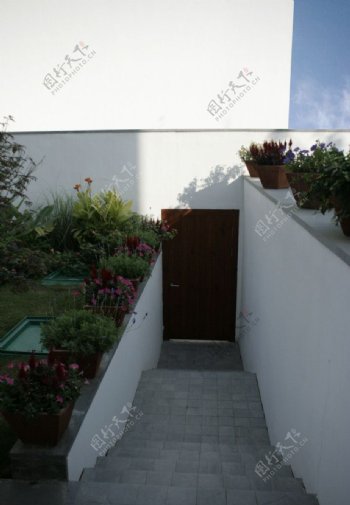 万科套图系列围墙古典雅韵现代楼盘庭院效果图片