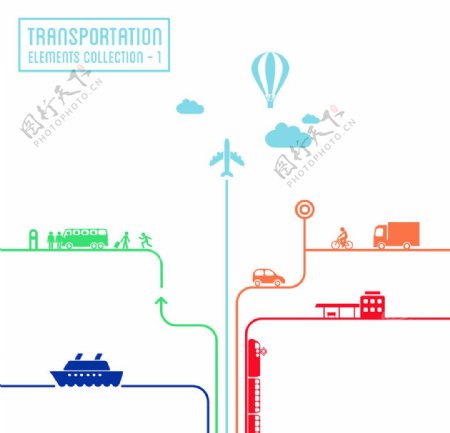 运输信息图表货运物图片