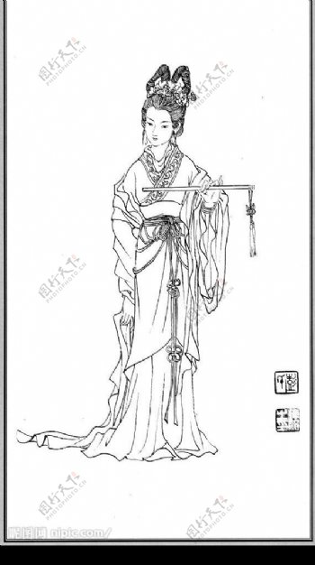 中国神话人物089梨园仙子图片