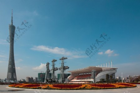 2010年广州亚运会开幕场馆图片
