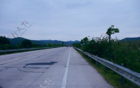 交通景观梅州县道图片