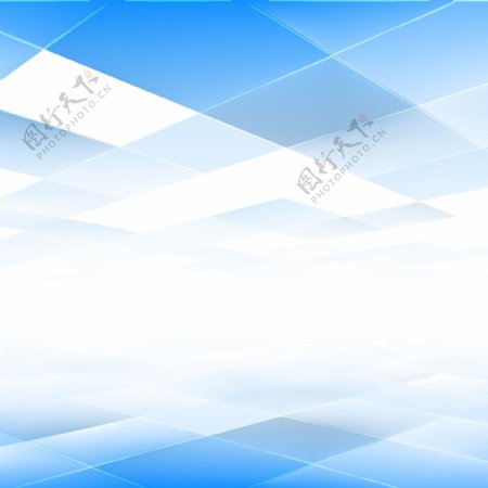 蓝色动感方形商务科技图片