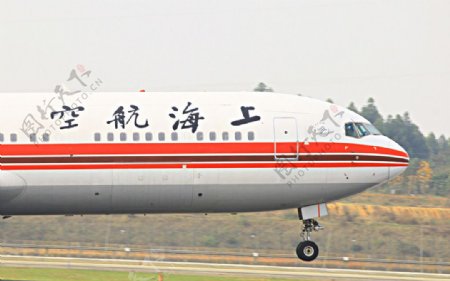 上海航空飞机图片