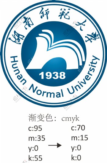 湖南师范大学校徽图片
