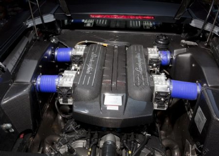 兰博基尼MurcielagoLP750引擎图片
