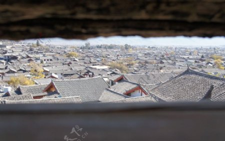 乌镇古城全景图片