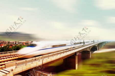 动车高铁动车组高速铁路西郑高铁和谐号图片