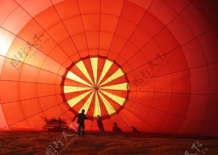 大气球天网图片